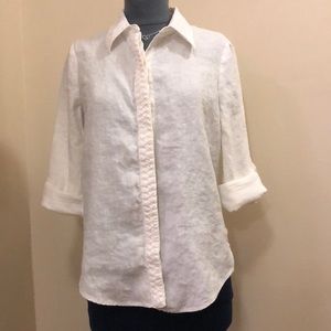 Linen Blouse (Studio) by Liza Clairborne